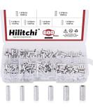 Hilitchi 600 Pcs 6 Sizes Single Barrel Crimp Sleeves Mini Aluminum Crimp Sleeves Connector Kit for Fishing Line for 1.0, 1.2, 1.4, 1.6, 1.8, & 2mm Fishing Wire Dia. - Buy Online on GoSupps.com