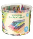 Crayola MyFirst Jumbo Crayons - Assorted Colours (Pack of 24) | Easy-Grip Colouring Crayons Perfect for Toddlers Hands | Ideal for Kids Aged 12+ Months - Buy Online on GoSupps.com