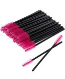 Ukerdo 50pcs Pink Disposable Eyelash Spoolie Brush Extensions - Lash Comb Tool Kit for Mascara Application & Eyebrow Grooming - Buy Online on GoSupps.com