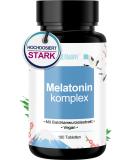 MBMGermany Melatonin sleeping pills high dose IMMEDIATE EFFECT with valerian root extract + laboratory tested in Germany - Buy Online on GoSupps.com