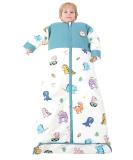 Chilsuessy Winter Baby Sleeping Bag 2.5 Tog | Dinosaur Park Design | 150cm/6-9 Years | Adjustable Length and Removable Sleeves | Kids Wearable Blanket for Boys and Girls, Toddler Sleeping Sack - Buy Online on GoSupps.com