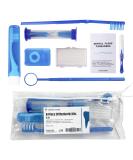 Blue Orthodontic 8-Piece Braces Care Kit | Complete Dental Cleaning Set for Teeth - Travel Toothbrush Wax Floss & Brackets Cleaner - Essential Oral Care for Braces Maintenance - Buy Online on GoSupps.com