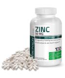 Bronson Zinc 50mg Complex (Zinc Oxide 50% & Zinc Picolinate 50%) High Potency Immune Support Supplement & Antioxidant and Skin Health - Non GMO  100 Vegetarian Capsules - Buy Online on GoSupps.com