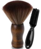 Barber Neck Duster Brush - Borogo Professional Barber Large Hair Cutting Cleaning Hairbrush Styling Tool (Neck brush+Black brush) - Buy Online on GoSupps.com