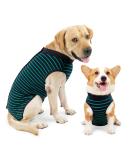 Breathable Dog Divider for Surgical Wounds | Anti-Losing Cone & E-Neck Band Alternative | XXL (1-Pack) - Streak Green - International Shipping Available - Buy Online on GoSupps.com