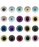 20 Pairs 20mm Glass Owl Bird Human Pupil Eyes for Clay Dolls Crafts DIY - Buy Online on GoSupps.com