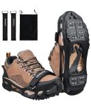 Snow Traction Cleats - Anti-Slip Ice Cleats for Winter Hiking and Outdoor Activities | Large Size for Men (7.5-9.5) and Women (9-11) - Buy Online on GoSupps.com