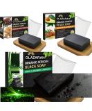 Natural African Black Soap with Avocado & Argan Oil | Moisturizing Brightening & Toning | 3-Pack (4 oz) - Best Anti-Freckle Care - Buy Online on GoSupps.com