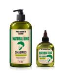 Natural King Jamaican Black Castor Shampoo & Pro-Growth Hair Oil Set - Nourish & Boost Hair Growth (33.8 oz + 7.1 oz) - International Shipping Available - Buy Online on GoSupps.com