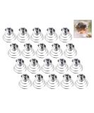 Buy IWOBI 20-Piece Crystal Spiral Hairpins - Elegant Wedding Hair Accessories & Hair Clips - Buy Online on GoSupps.com