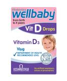 Vitabiotics Wellbaby Vit D Drops 30ml - Essential Vitamin D Supplement - Buy Online on GoSupps.com