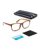 COOLOO Blue Light Blocking Gaming Glasses Anti Glare Headache Strain Relief Filter Fashion 09 - Tortoise - Buy Online on GoSupps.com