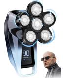 Buy Head Shaver for Men - 6 in 1 Electric Razor for Bald Heads Cordless & Rechargeable | Best Wet & Dry Shaving Kit - Buy Online on GoSupps.com