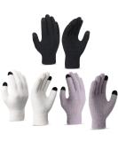 Cierto Womens Winter Cold Weather Gloves: Touch Screen Warm Knit Gloves for Women | Texting Thermal Outdoor Gloves for Daily Warmth Driving Running Cycling Three pairs (one pair per color) - Buy Online on GoSupps.com