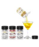 Shop Edible Glitter Dust for Drinks - 4 Colors | Simkko Food - Vegan Sugar & Gluten Free (3g) - Buy Online on GoSupps.com