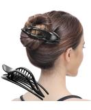 RC ROCHE ORNAMENT 1 Pcs Womens French Concord Curved Hair Clip No Slip Strong Grip Comfortable Hold Girls Ladies Beauty Accessory Pin Teeth Clamp  Black Large (Pack of 1) Black - Buy Online on GoSupps.com