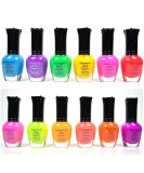 KLEANCOLOR NEON COLORS 12 FULL COLLETION SET NAIL POLISH LACQUER - Buy Online on GoSupps.com