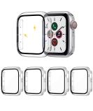 ZEBRE 4-Pack Apple Watch 44mm Case with Built-in HD Screen Protector - Compatible with Apple Watch Series 4/5/6/SE - Clear - 44mm - Buy Online on GoSupps.com