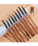 9pcs Nail Art Brushes Set - Professional Painting Tools Nail Extension & Dotting Pens for DIY Manicure - Buy Online on GoSupps.com