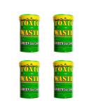 VR ANGLE Toxic Waste 4 x Green Sour Candy Drums Ultra Sour Tiktok Trend Retro Sweets Candy Perfect For Halloween Trick or Treat Birthday - Each Drum 42g - Sold By VR Angel - Buy Online on GoSupps.com