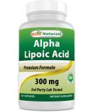 Best Naturals Alpha Lipoic Acid 300 mg 120 Capsules 120 Count (Pack of 1) - Buy Online on GoSupps.com