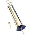 CynaMed Premium 8 oz Ear Wax Removal Syringe - Brass with Chrome Finish | Ideal for Household, EMT, Firefighter, Police, Medical Student, School & Hobby - Buy Online on GoSupps.com