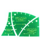 Quilter's Paradise Slit N Sew Winding Ways Set Acrylic Templates - Premium Quality for Precise Quilting - Buy Online on GoSupps.com