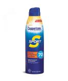 Buy Coppertone Sport SPF 30 Continuous Spray 5.5 oz Can Best Sunscreen for Active Outdoor Protection - Buy Online on GoSupps.com
