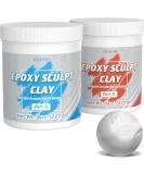 OAIEGSD Epoxy Sculpt Clay for Sculpting A & B - White - 8 Oz. - Buy Online on GoSupps.com