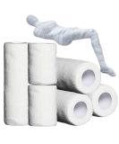 6 Rolls Halloween Mummy Bandage Wrap - Self-Adhesive Stretch Zombie Gauze for Costume Decor | Perfect for Cosplay - Buy Online on GoSupps.com