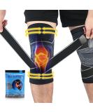 Beister Knee Compression Sleeves with Adjustable Straps - Men & Women Professional Support Brace for Meniscus Tear, Arthritis, Sports Joint Pain Relief - Running, Basketball - Black, Size L - Buy Online on GoSupps.com