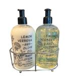 Buy Greenwich Bay Trading Co. Kitchen Lemon Verbena Soap & Lotion Set with Caddy | Luxury Home Fragrance Gift - Buy Online on GoSupps.com