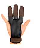 KESHES Archery Glove Finger Tab Accessories - Leather Gloves for Recurve & Compound Bow - Three Finger Guard for Men Women & Youth Large - Buy Online on GoSupps.com