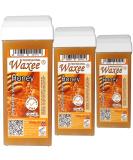 Natural Honey Roll-On Wax Cartridge 100ml - Set of 3 | WAXEE - Buy Online on GoSupps.com