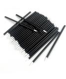 100PCS Black Disposable Eyeliner Brushes - Ideal for Eyeliners Lip Liners Eye Makeup & Detail Painting | International Shipping Available - Buy Online on GoSupps.com