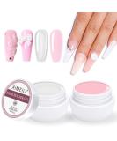 AIMEILI Solid Builder Nail Gel Set - Clear Pink 30ml x 2 | Nail Extension & Sculpture Hard Gel for Building & Carving Nails with Rhinestones Glue and DIY Charms - Gel Nail Builder Kit - Buy Online on GoSupps.com