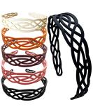 Springtime 6pcs Wide Plastic Headbands for Women Fashion Hair bands with Teeth for Girls Thick Hair Hoops Hair Accessories Model 1 - Buy Online on GoSupps.com