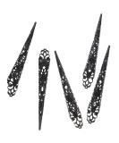 Lurrose 5pcs Halloween Cosplay Nails Claw Ring- Vampire Witch Finger Knuckle False Long Nails- Halloween Costume Props for Party Supplies - Buy Online on GoSupps.com
