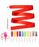 10Pcs Dance Ribbons Streamers - 6.6Ft Gymnastics Ribbon Wands for Kids Talent Shows - Perfect Rhythm Sticks for Artistic Dancing and Baton Twirling (10 Colors) - Buy Online on GoSupps.com