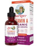 Mary Ruth's USDA Organic Vitamin A Liquid Drops - Immune & Eye Health Support - 3 Month Supply - 750mcg per Serving - 1 Oz - Buy Online on GoSupps.com