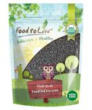 Organic Raw Black Sesame Seeds 2 lbs - Non-GMO, Unhulled, Kosher, Vegan - High in Calcium, Iron & Fiber - Ideal for Tahini Paste - Bulk Pack - Buy Online on GoSupps.com