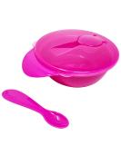 BaBy Laughs Bunny Blush Travel Spoon and Bowl Set - BPA-Free Baby Bowls for Weaning, Compact Design with Spoon - On-The-Go Feeding Solution in Red - Buy Online on GoSupps.com