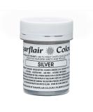 Sugarflair Silver Chocolate Paint - Coloured Cocoa Butter for Painting Directly Onto Chocolate Transfer Sheets or Moulds - 35g - Buy Online on GoSupps.com