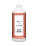 100% Pure Castor Oil - Premium Topical Massage Oil for Soft Skin (32 Fl Oz) - International Shipping Available - Buy Online on GoSupps.com
