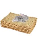Grass Mat Woven Bed Mat for Small Animal Bunny Bedding Nest Chew Toy Bed Play Toy for Guinea Pig Parrot Rabbit Bunny Hamster Rat(Pack of 3) (3 Grass mats) Basic - Buy Online on GoSupps.com