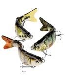 CharmYee Multi Jointed Swimbait Topwater Bass Fishing Lure 0.7oz - Lifelike Hard Bait for Trout and Perch - Buy Online on GoSupps.com