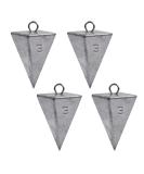 Pyramid Sinker Fishing Weights - Saltwater Surf Fishing Tackle 1oz-8oz (3oz-4pcs) - Buy Online on GoSupps.com