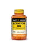 Mason Natural Blood Sugar Trio - Alpha Lipoic Acid Fenugreek & Chromium | Supports Healthy Blood Sugar Levels - 60 Tablets - Buy Online on GoSupps.com