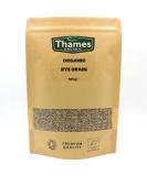 Organic Rye Grain 500g - Whole Grain, Vegan, Raw, GMO-Free - Ideal for Baking and Cooking - Thames Organic - Buy Online on GoSupps.com