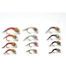 Outdoor Planet Trout Fly Fishing Flies Assortment - 12 Rainbow Warrior Attractor Flies - Buy Online on GoSupps.com